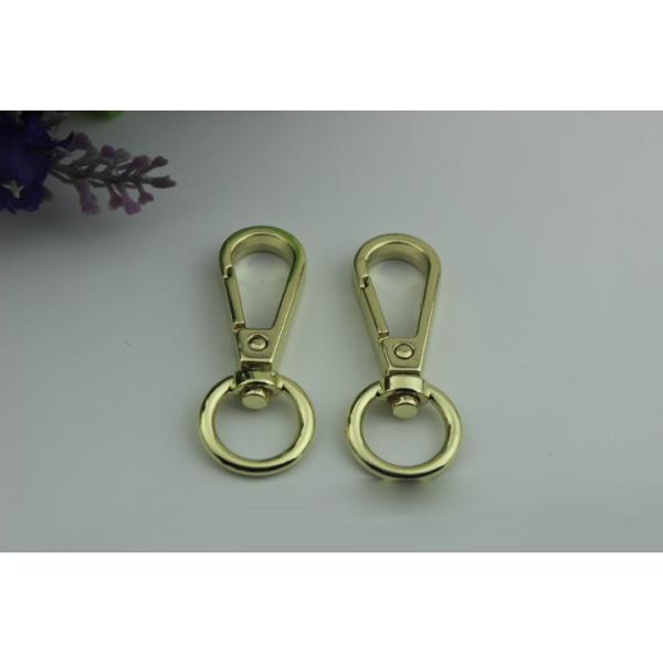 Customized all kinds of color cheap zinc alloy metal round 15 mm snap hook for sling bag