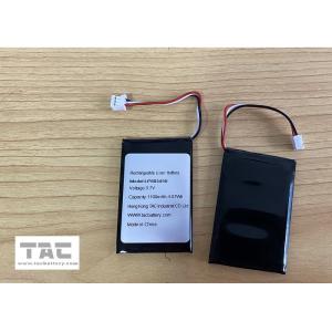 1100mah Polymer Lithium Ion Batteries 3.7V Pouch Cell 603450