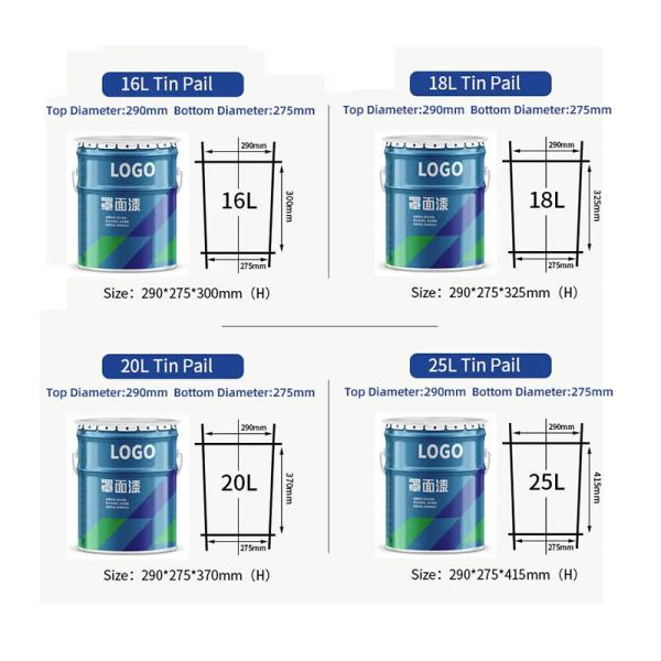 Eco Friendly Recyclable Airtight 5 Gallon Open Head Steel Pail For Chemical / Interior Paint