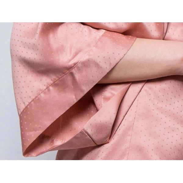 Woman Ladies Satin Pyjamas Coral Satin Cami Dress Wide Lace At Hem