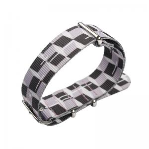 Quality Nato Style Nylon Strap Watch Bands , 20mm Lady Watch Strap Print Pattern for sale