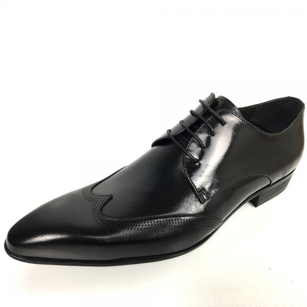 Buy 2018 Latest Style Quality Leather Luxury Brand Man Laceup Formal Dress Shoes 2018 Factory Hot Fashion Style Man Leather at wholesale prices