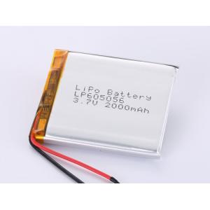 lithium polymer battery 3.7V lp594368,lp595370,lp605056,lp953566 2000mah,