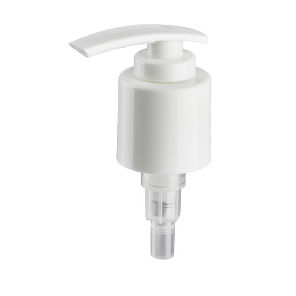 28-400 Silver PP Plastic Lotion Dispenser Pump Long Nozzle With Dip Tube Clip Switch