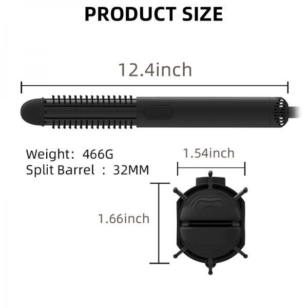 Professional Hair Curling Iron Straightening Splint Rotating Curling Iron