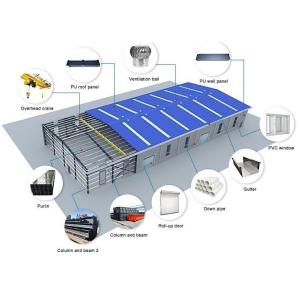 Quality Prefabricated Building H Section Steel Structure Workshop for sale