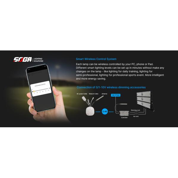 Anti Glare LED High Mast Light 720w LED Area Light 6 Modules