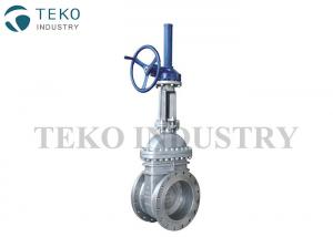 Bevel Gear Opeartion Wedge Gate Valve , Bolted Bonnet End Gate Valve For Water Service