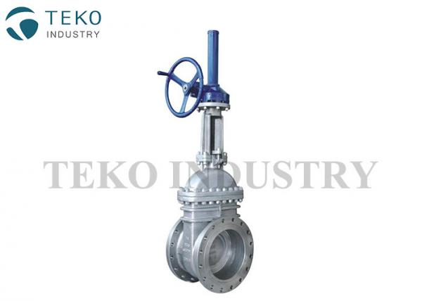 Buy Bevel Gear Opeartion Wedge Gate Valve , Bolted Bonnet End Gate Valve For Water Service at wholesale prices