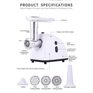 Kitchen Commercial Meat Grinder Heavy Duty Electric Meat Chopper