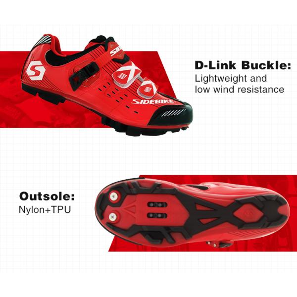 ODM Mountain Bike Race Shoes High Security Anti - Collision Bright Color Printed