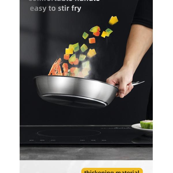 Best Whole Frypan Stainless Steel Cooking Pan Induction Cookware Frypan Non Stick Frying Pan