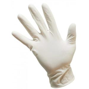 Quality Latex Medical Examination Disposable Hand Gloves 260mm for sale