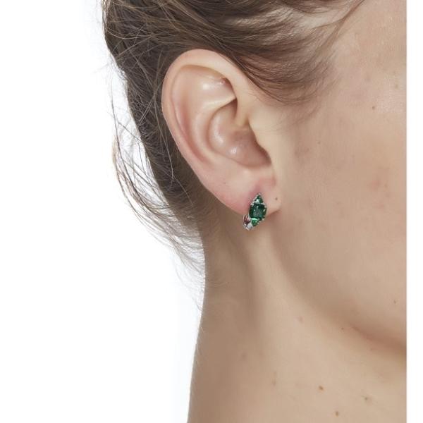 6.06 Carat TCW Heart Cut Gemstone Created Emerald 925 Sterling Silver Necklace Pendant with free 18 Chain