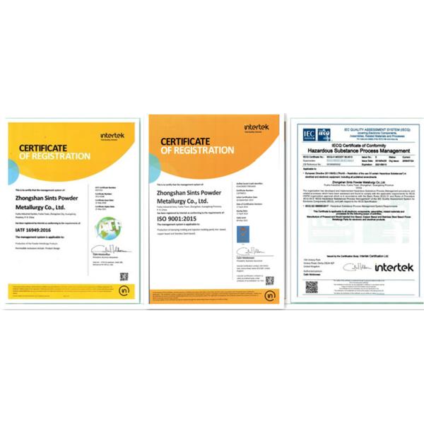 Accuracy Powder Metallurgy Gears Metal Wheel Gear With ISO9001 Certification