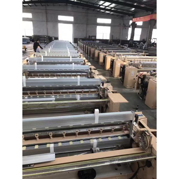 PP PE Geotextiles Textile Weaving Machine 1000 RPM Speed Double Nozzle Water Jet Loom