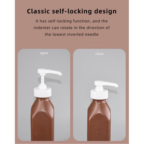 Food grade certified by TUV Laboratory Syrup Pump Dispenser UKS10 38-400 Smooth rotating closure