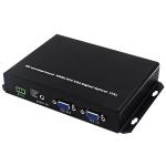 uncompressed VGA KVM Fiber Extender with USB keyboard and mouse