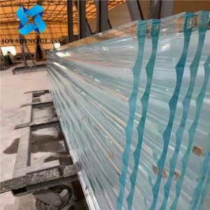 Quality 6mm 8mm Clear Patterned Glass , Tempered Reeded Fluted Glass for sale