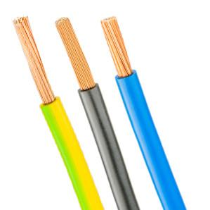 China 300/500V 1 Core PVC  H07V-R BVR Industrial Flexible Cable 6491x Earth Cable on sale