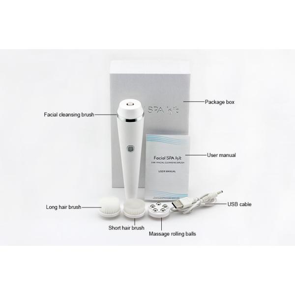 300 MAH Rechargeable Facial Cleansing Brush , Spin Brush Face Cleanser