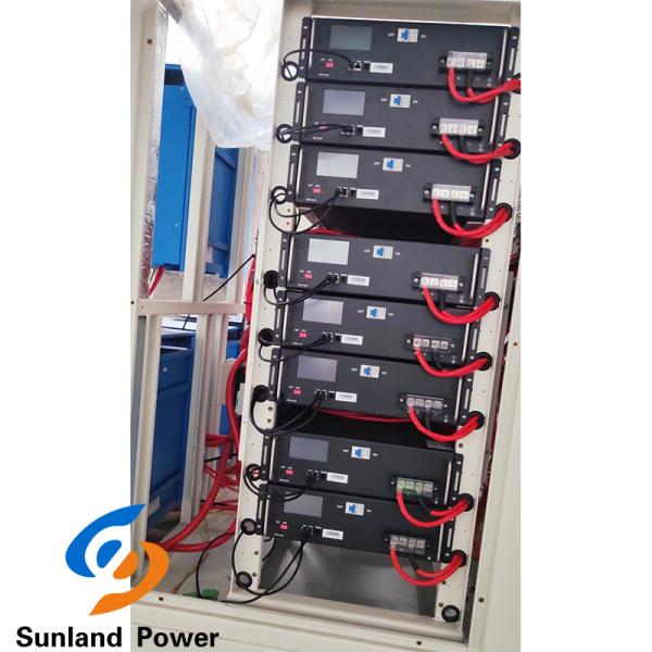 40KWH Commercial Energy Storage System 51.1V 100AH LiFePO4 Battery ESS Solar Panel System