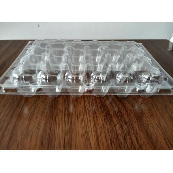 egg trays clear quail egg trays with 24 holes 4*6 holes PVC / PET / APET... quail egg container