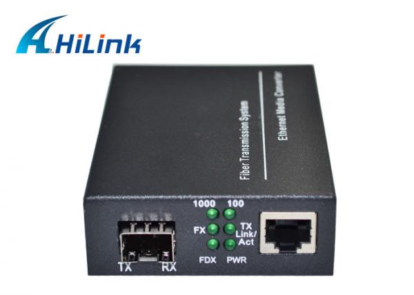 Buy Gigabit Ethernet Fiber Media Converter Device , Internet Media Converter at wholesale prices