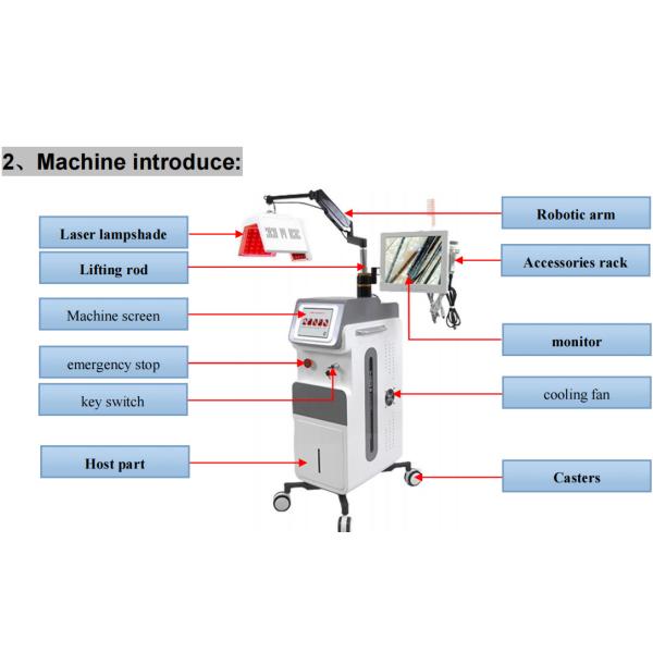 5 In 1 Laser Hair Growth Machine 650nm Diode Therapy Beauty Salon Equipment