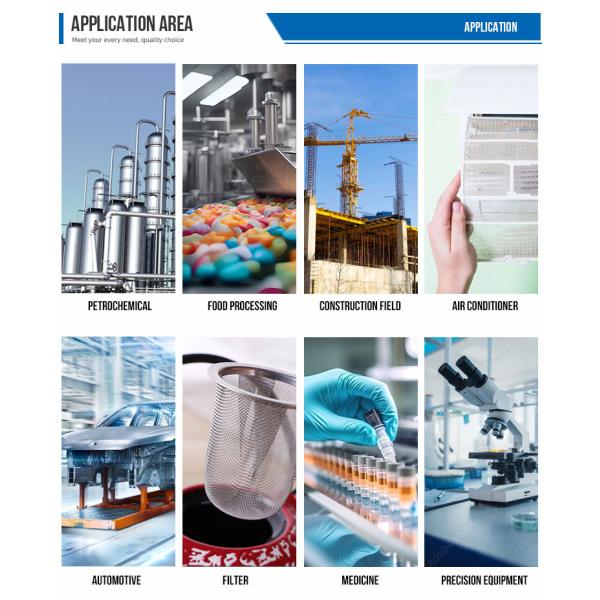 Stainless Steel Metal Woven Mesh 1 5 10 20 25 40 50 60 65 70 75 100 110 120 Micron