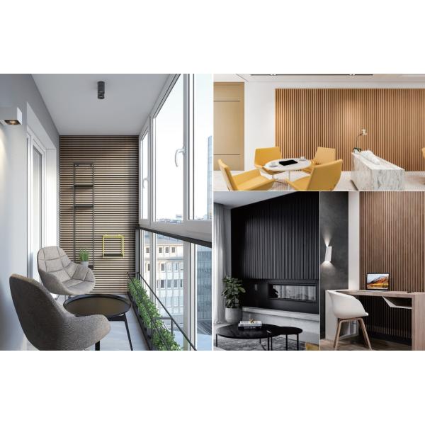 Relle WPC Fluted Wall Panel Smooth Finish 9mm-15mm Plastic Cladding Boards