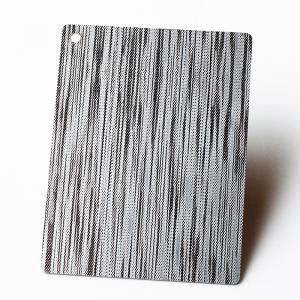 China Embossed 0.7Mm Stainless Steel Sheet Stripes Texture 2B BA No.4 Decorative Wall Cladding on sale