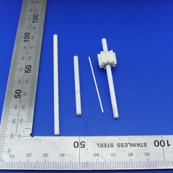 Wear Resistance Polished ±0.05mm Zirconia Ceramic Shaft