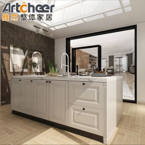 Buy cheap Traditional Style White Kitchen Cupboard with Solid Wood Construction and from wholesalers