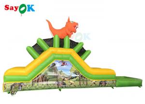 Quality Inflatable Castle Slide Commercial Inflatable Skateboard For Amusement Park Logo Printing for sale