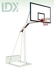 Movable Basketball Hoop With SMC Backboard Metal Frame Basketball Stand For Adults