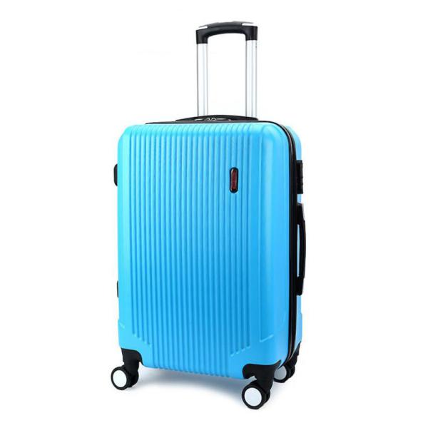 190D Blue 8x Mute Wheels ODM ABS PC Luggage