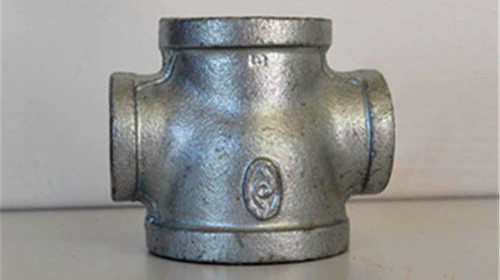 Galvanized Cross Black Malleable Cast Iron Pipe Fittings