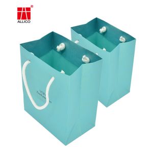 Quality Die Cut Recycled Paper Gift Bags for sale