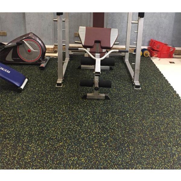 Nontoxic Fitness Rubber Flooring Puzzle Anti Skid Multipurpose