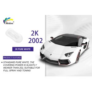 UV Resistant Pure White Auto Paint Nontoxic Moistureproof Solid Colour