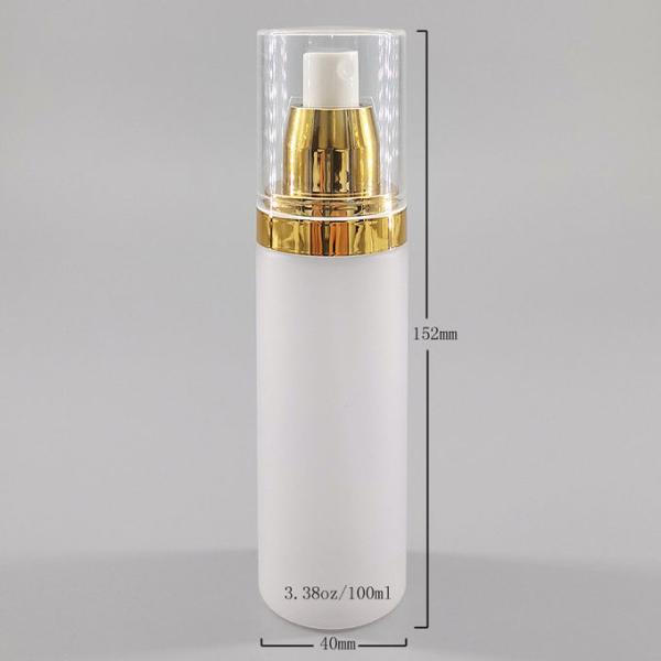 Transparent Matte 96mm 3.38oz Empty Cosmetic Spray Bottles