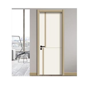 Quality Fireproof Hotel Room Pvc Solid Wood Internal Doors for sale