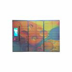 Self Pick Up Smart Parcel Locker Bar Code Scanner PIN Code Access For Delivery