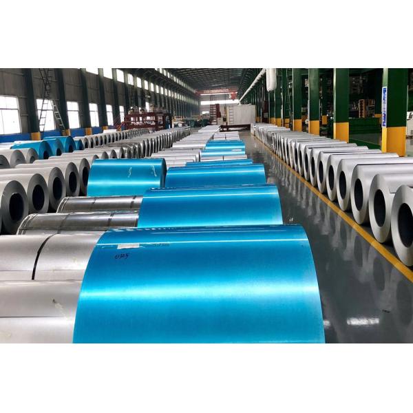 Blue AFP Anti Finger Print Galvalume Steel Coil