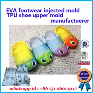 Professional Footwear Injected Mold Soft TPU Shoe Upper Mold