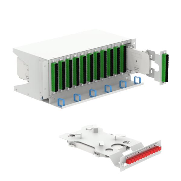 Cold Rolled Steel Sheet IP65 Outdoor Telecom Cabinet for Density Fiber Optical Distribution ODF