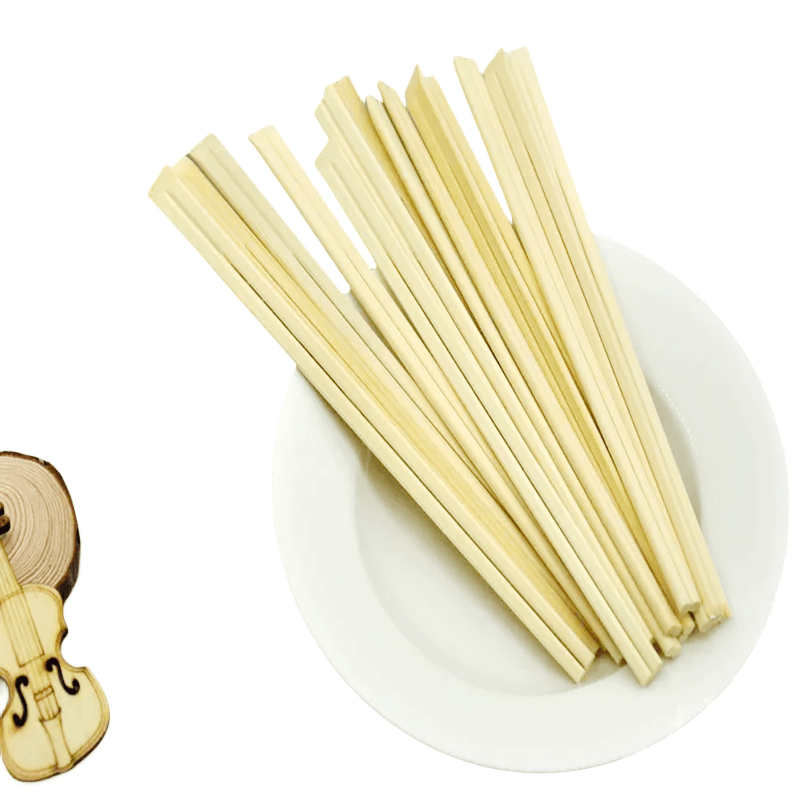 210mm/240mm*4.8mm Paper Wrapped Disposable Tensoge Bamboo Sushi Chopsticks for Household/Restaurant/Hotel Gatherings