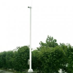 Quality ODM OEM Parking Lot 10m CCTV Camera Poles Powder PVDF Coating for sale