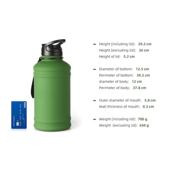 New High Quality 304 Stainless Steel Material 64 Oz Vacuum Sports Water Bottles